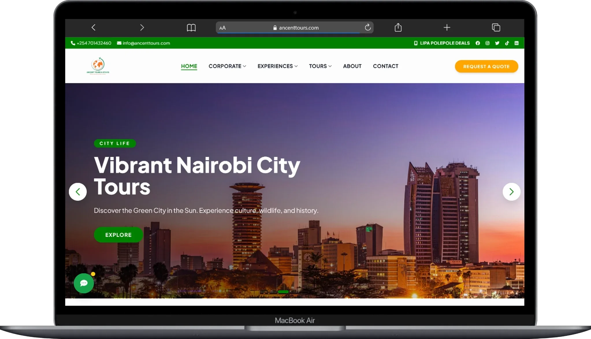 Ancent Tours and Stays